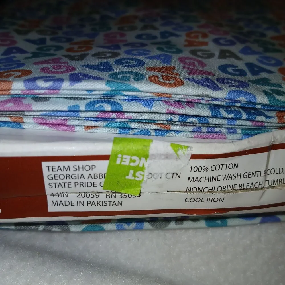 4 Yards Georgia State Pride 100% Cotton Fabric Multicolor Joann Fabric